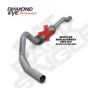 Ford Excursion Performance Exhaust - Diamond Eye Performance - Cat Back, Single Rear Exit - `03-`06 Ford Excursion Performance Exhaust - Diamond Eye Performance - Cat Back, Single Rear Exit - `03-`06